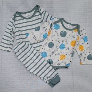 Baby Matching Set - Striped and Patterned Bodysuits